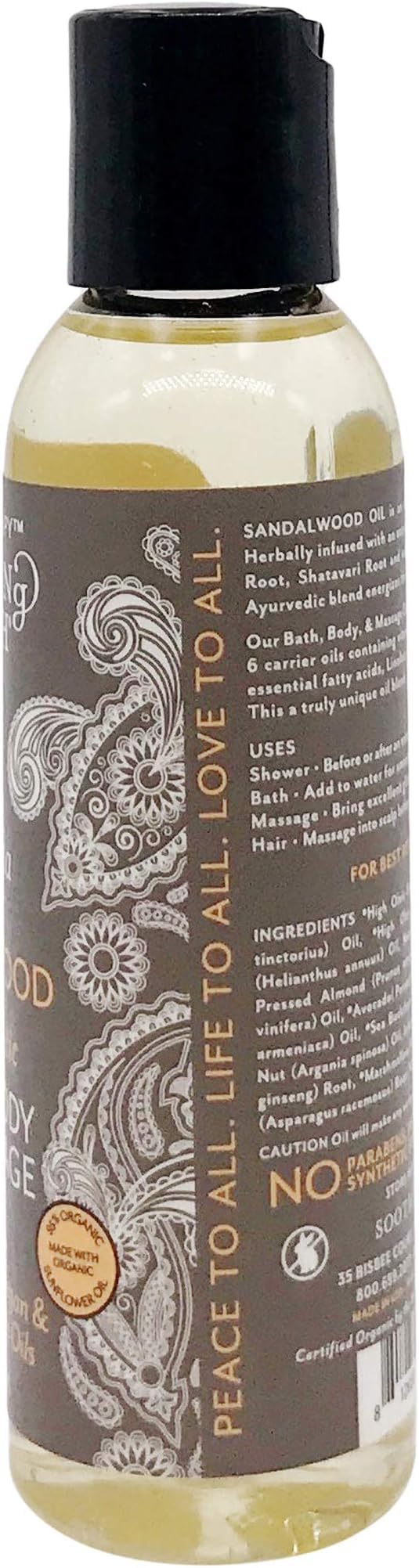 Soothing Touch, Bath Body Massage Oil Sandalwood, 8 Ounce8 Beauty & Personal Care CMAINZE