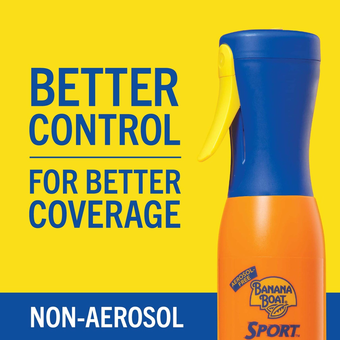 Banana Boat 360 Coverage Sport Sunscreen Mist SPF 50 | Refillable Bottle, Spray Sunscreen SPF 50, Non-Aerosol Sunblock, 360 Coverage Spray, 5.5Fl Oz Beauty & Personal Care Banana Boat