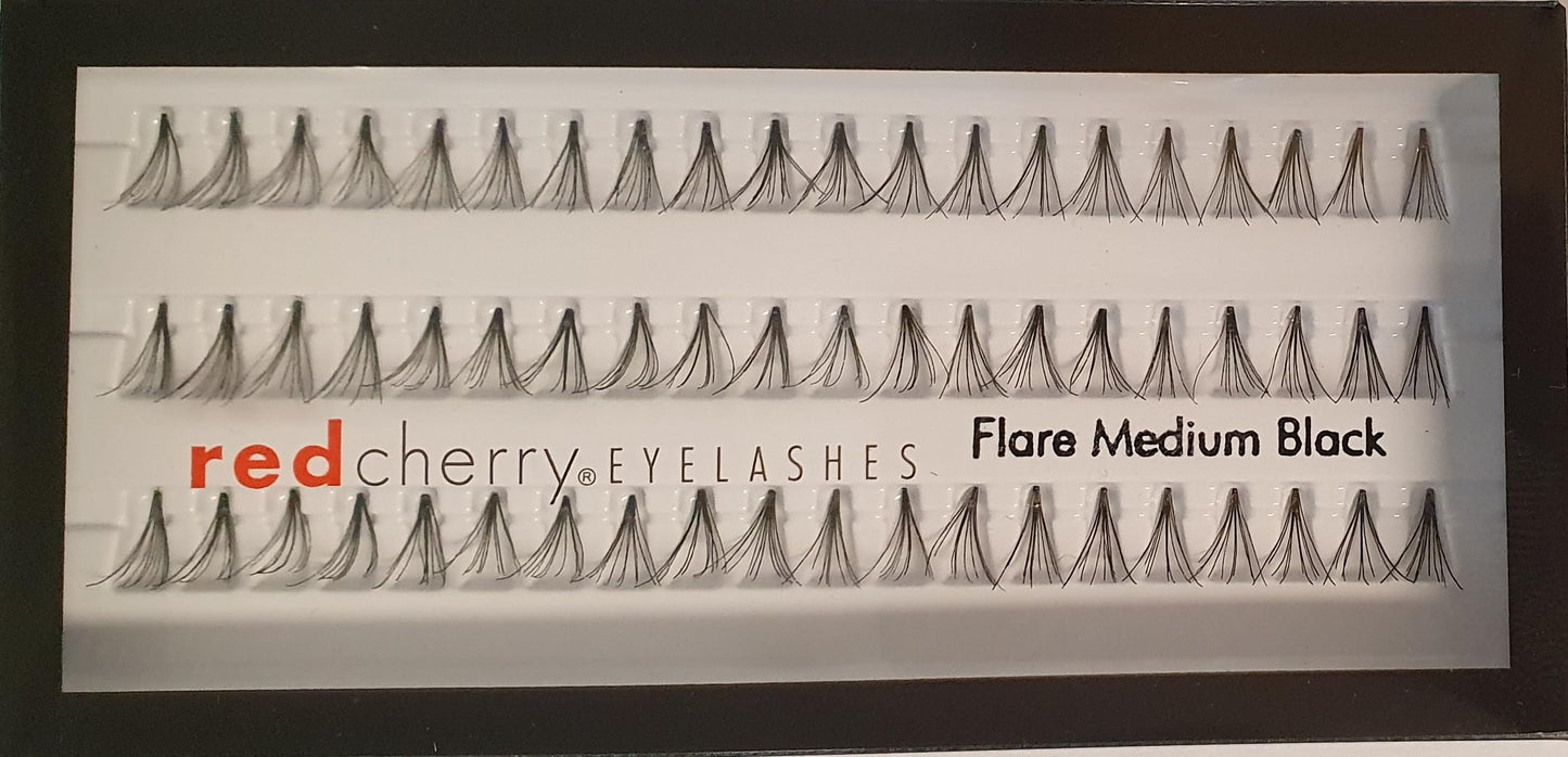 Red Cherry Eyelashes Flare medium (3 Piece Pack) Beauty & Personal Care Mixed Roots