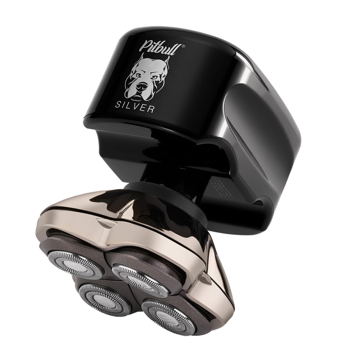 Skull Shaver Pitbull Silver PRO SX5 - Head & Face Shaver for Bald Men - Cordless Wet/Dry Rotary Razor Beauty and Personal Care Skull Shaver