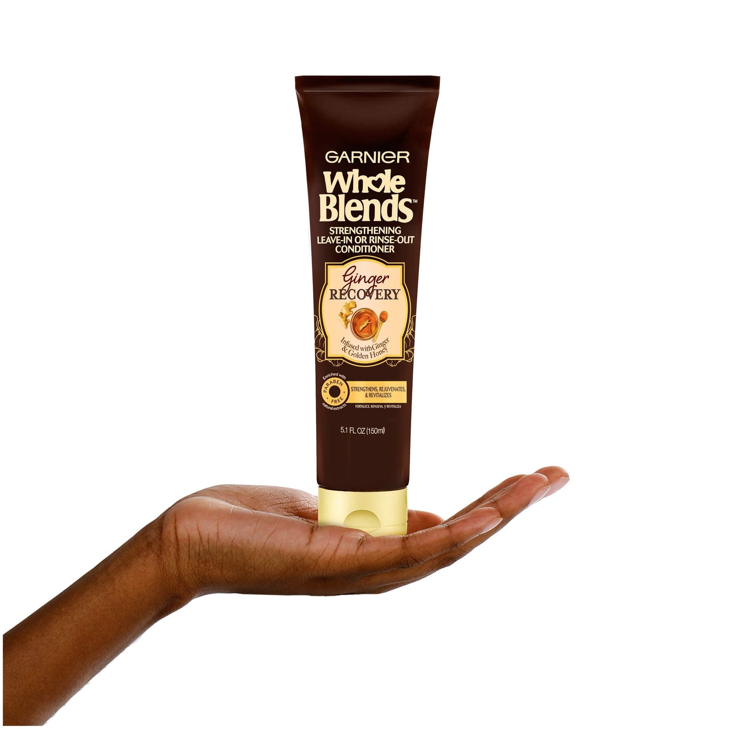 Garnier Hair Care Whole Blends Ginger Recovery Leave-in or Rinse-out Treatment, 5.1 Fl Oz Beauty & Personal Care Garnier