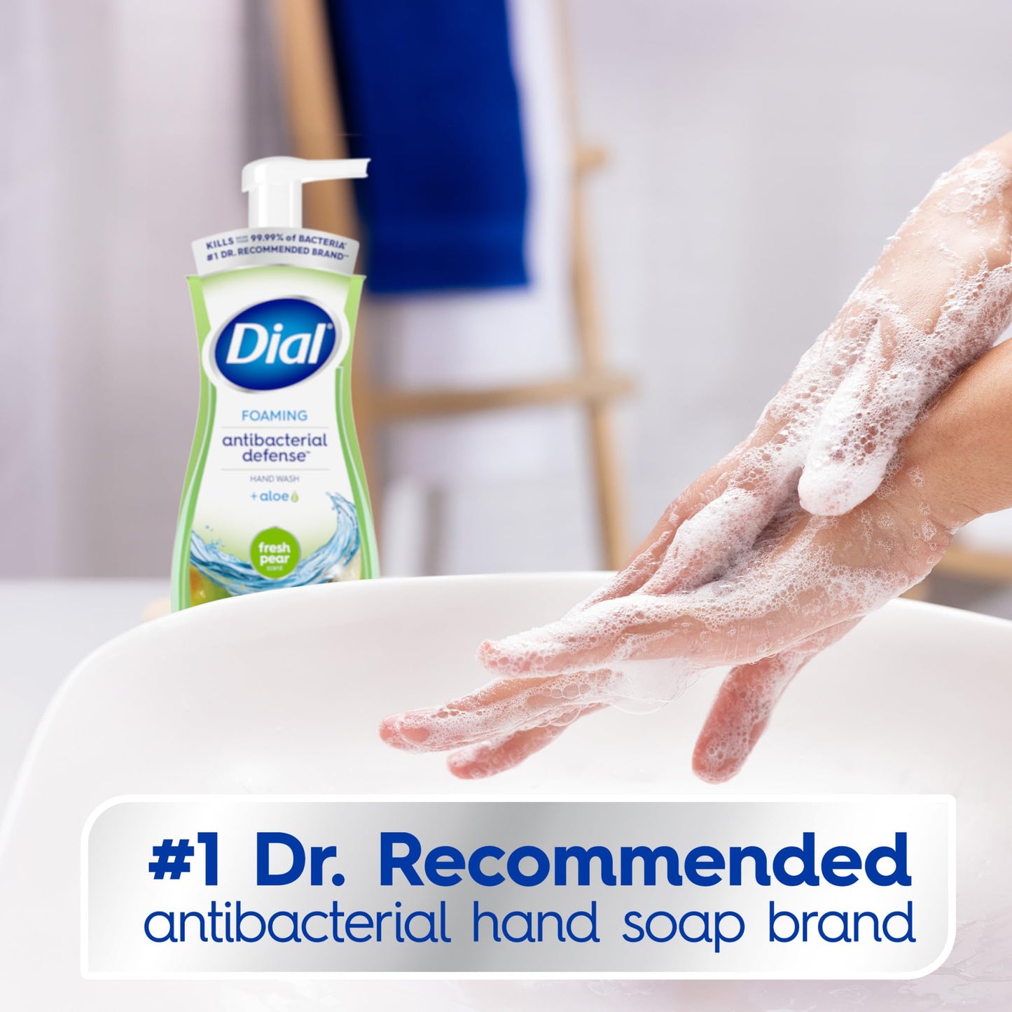 Dial Antibacterial Foaming Hand Soap, Fresh Pear, 7.5 fl oz Beauty & Personal Care Dial