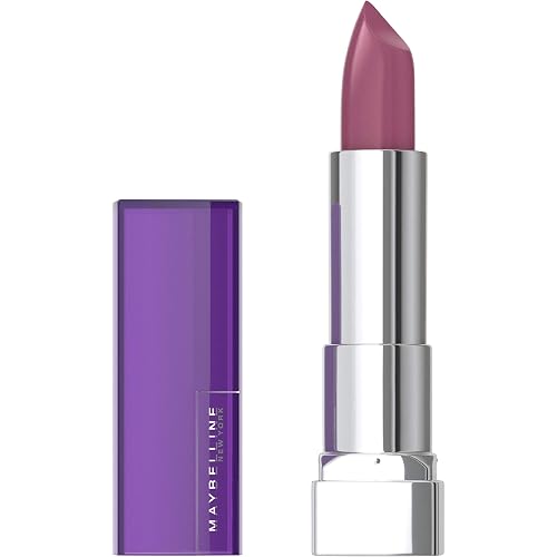 Maybelline Color Sensational Lipstick, Lip Makeup, Cream Finish, Hydrating Lipstick, On The Mauve, Mauve ,1 Count Beauty & Personal Care MAYBELLINE