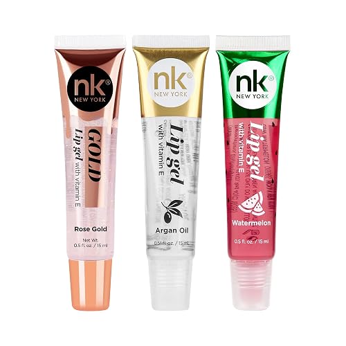 NICKA K NEW YORK Lip Gel, Hydrating, Lightweight, Glides on Effortlessly, Non Sticky Finish Lip Gel Colors Beauty & Personal Care NICKA K NEW YORK