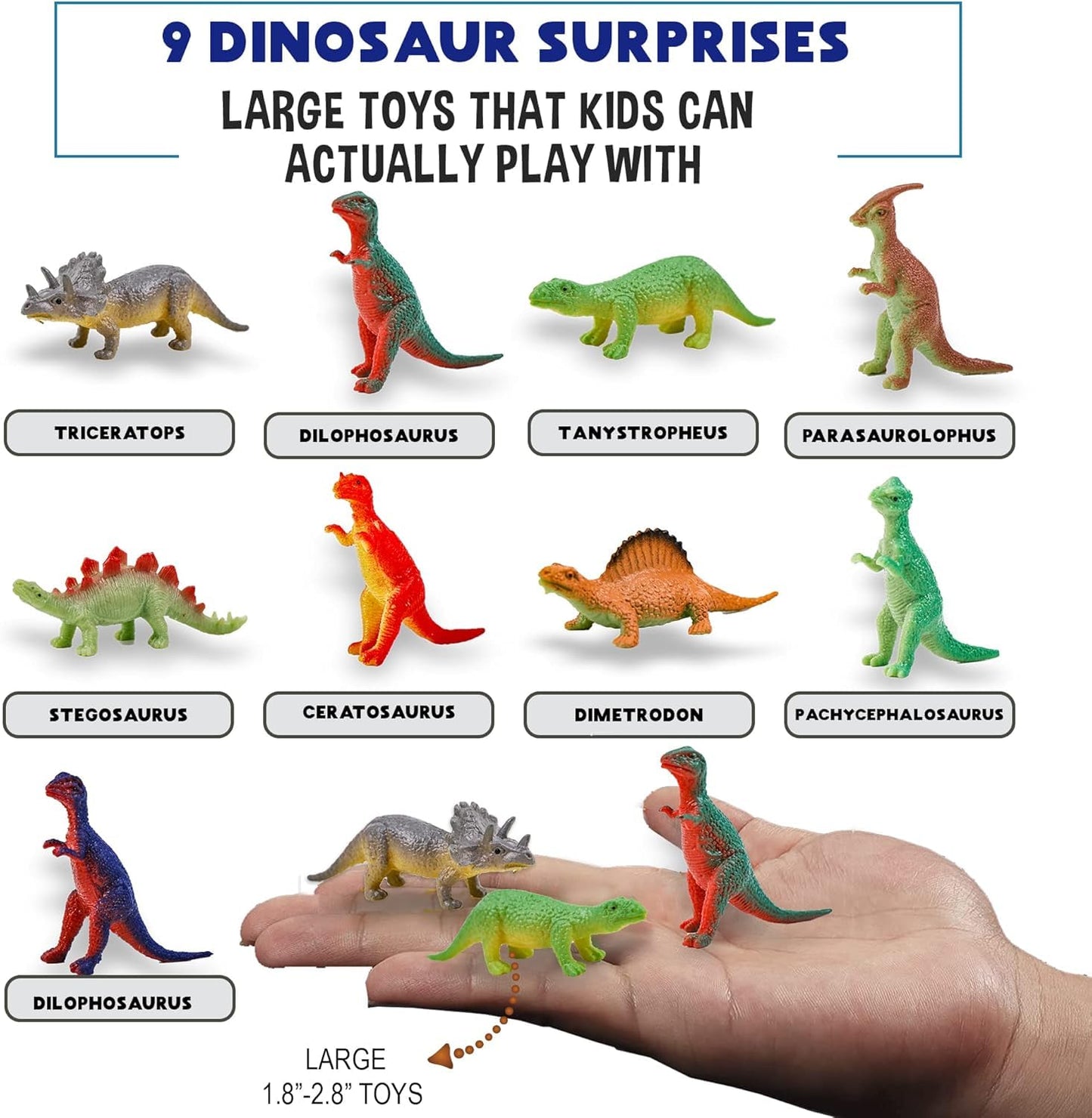 Bath Bombs for Kids with Surprise Toys Inside Plus Dinosaur Puzzle - Set of 9 Organic Dino Egg Bath Bombs with Rich Bubbles, Birthday Gifts for Kids Beauty and Personal Care Mineral Me California
