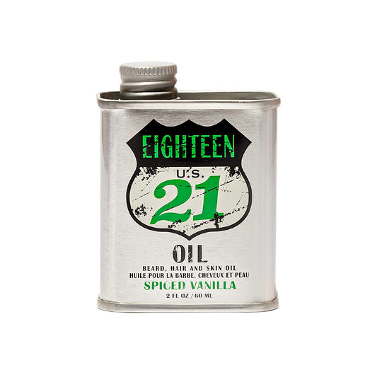18.21 Man Made OIL - Beard, Hair & Skin - Spiced Vanilla, 2 oz (Pack of 1) Beauty & Personal Care 18.21 Man Made
