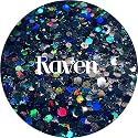 Black Polyester Glitter | Craft Glitter | Glitter for Arts & Crafts | Tumblers | Cosmetics | Nails | Epoxy Resin Art | Slime | DIY | Body Glitter | 1 Beauty & Personal Care Glitter Heart Co.