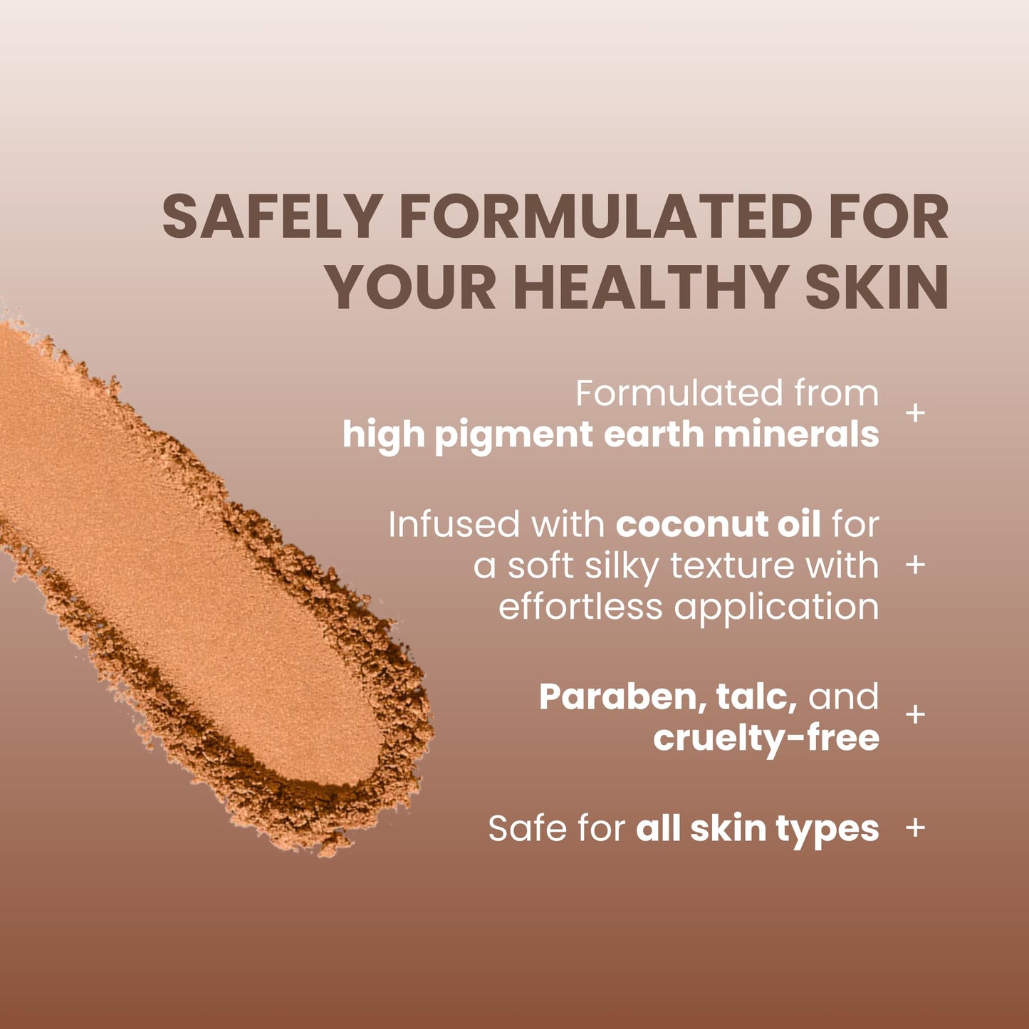 POISE Makeup Mineral Pressed Bronzer | Earth Mineral-based with Soft Iridescent Pigment For A Perfect Sun-kissed Glow Beauty & Personal Care POISE INT'L BEVERLY HILLS