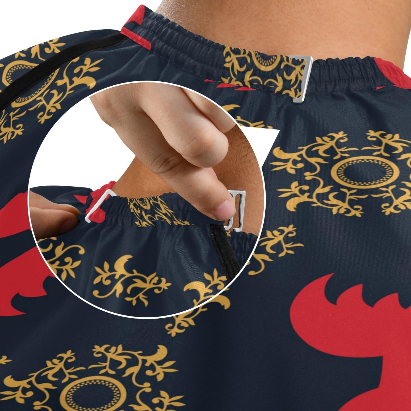 visesunny Barber Cape Red Rooster Polyester Hair Cutting Salon Cape Apron Anti-Static Haircut Water-Resistant Shaving Cloth Beard Shaving Bib Beauty and Personal Care visesunny
