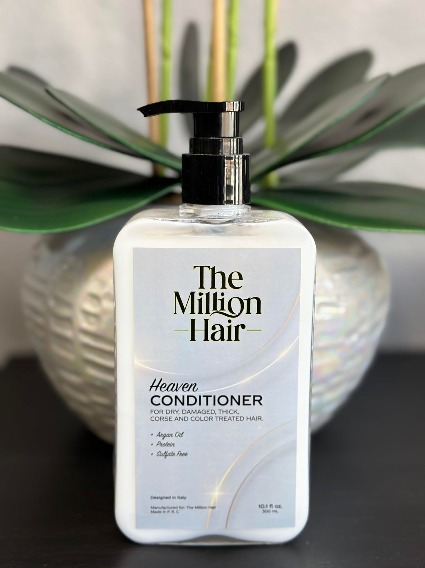Heaven- Shampoo & Conditioner Set By The Million Hair, 10.1 Fl Oz (Pack of 2), White Beauty & Personal Care The Million Hair Inc
