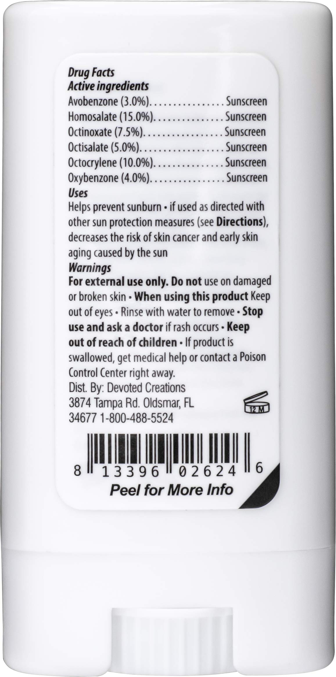 Devoted Creations Tattoo Fade Protection Stick with SPF 50+ UVA-UVB Protection, Water Resistant, Non-Greasy with Shea Butter .49oz (Pink/Blue) Beauty & Personal Care Devoted Creations