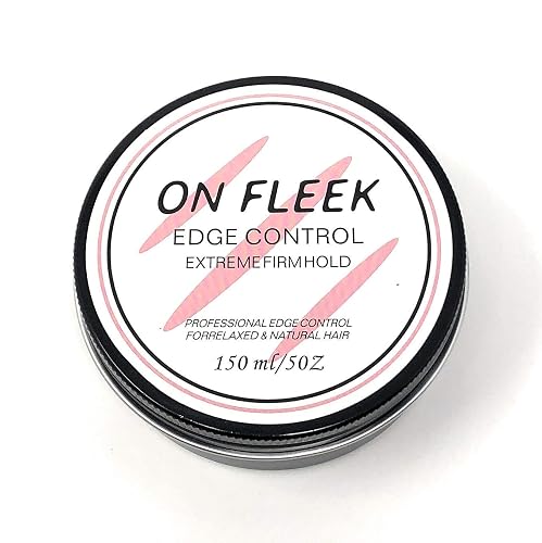 ON FLEEK Edge Control Extreme Firm Hold Professional Edge Control for Relaxed and Natural Hair, Made with Coconut Oil, Jojoba Oil, Shea Butter, 5 Beauty & Personal Care ON FLEEK