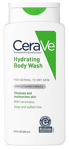 CeraVe Body Wash for Dry Skin | 10 Ounce | Moisturizing Body Wash with Hyaluronic Acid | Sulfate & Fragrance Free Beauty & Personal Care CeraVe
