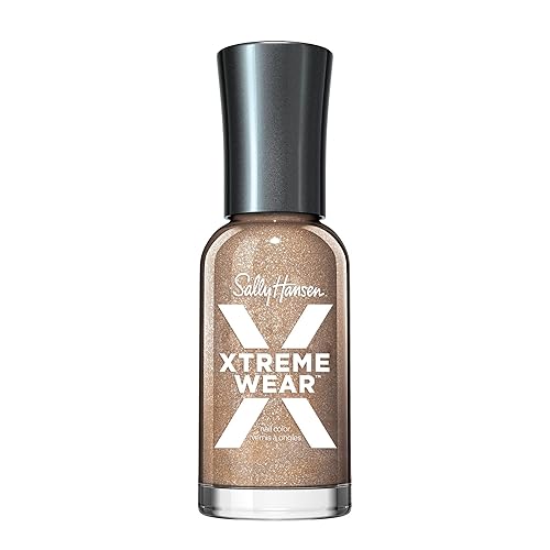Sally Hansen Xtreme Wear Nail Polish, Streak-Free, Shiny Finish, Long-Lasting Nail Color, Golden-I, 0.12 fl oz Beauty & Personal Care Sally Hansen