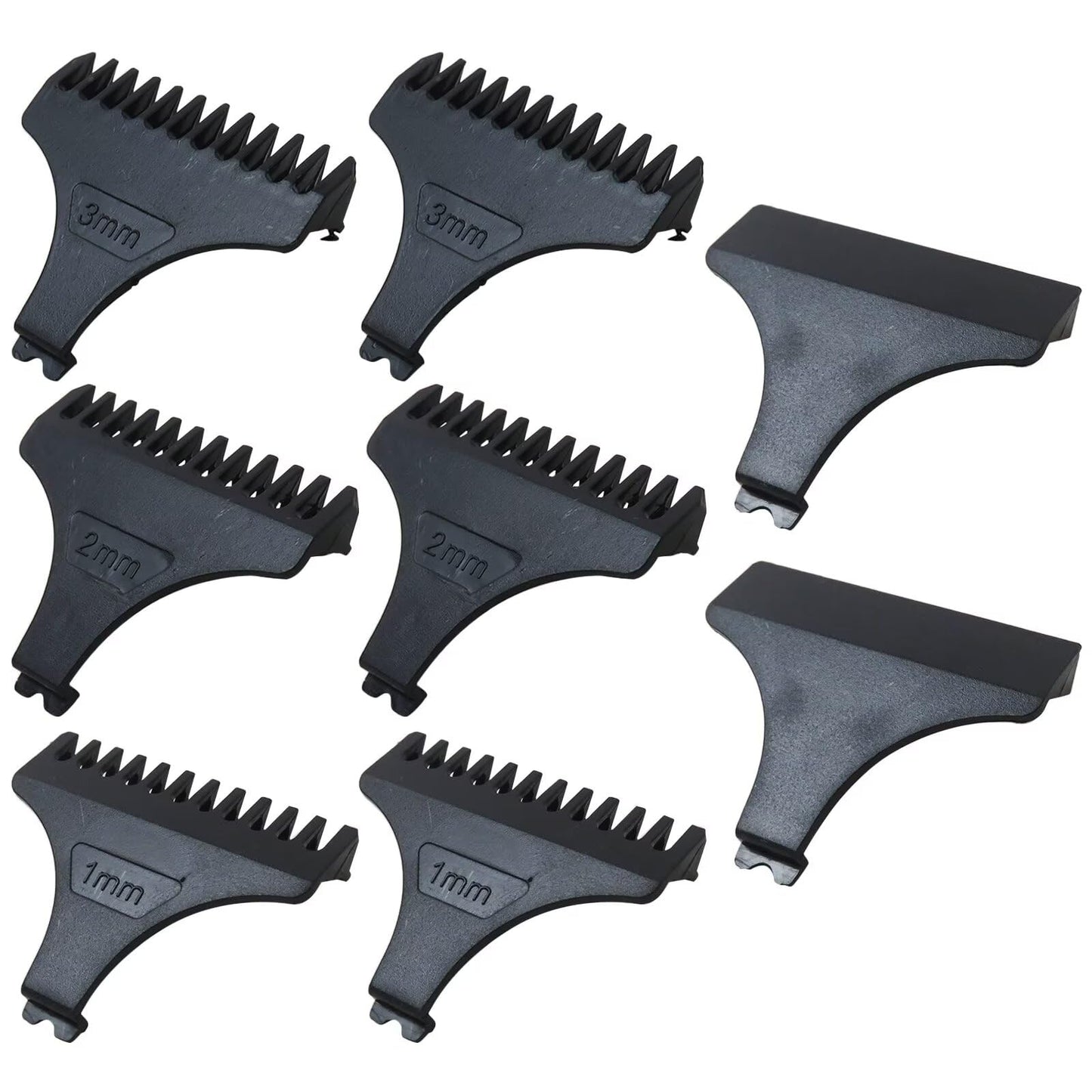 Misimain 8-Piece Safety Guard Set: 1/2/3mm Limit Combs + Scratch Protection Covers for 31mm/32mm T-Blade, for Detailer, for Electric Trimmer Beauty and Personal Care Misimain