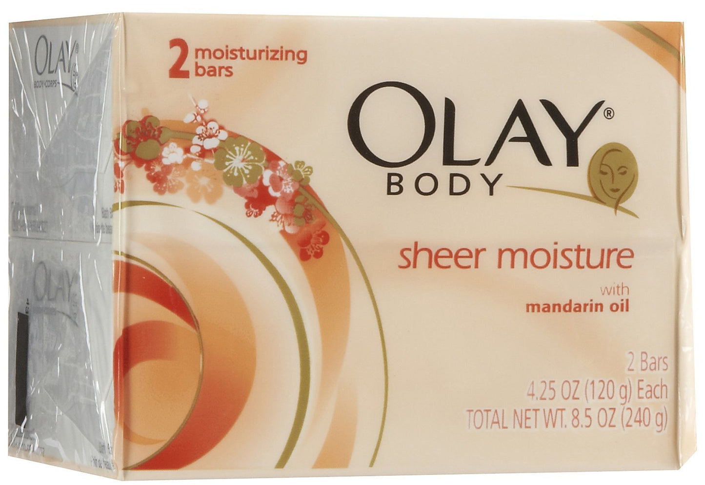 Olay Sheer Moisture Bar with Mandarin Oil, 2 ct Beauty & Personal Care Olay