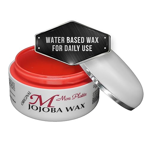 Mon Platin Professional Hair Wax - 150 ml Moisturizing Grooming Wax for Men's Wet and Shiny Look Styling with Jojoba Oil Essence and Pure Water Beauty & Personal Care Mon Platin Professional