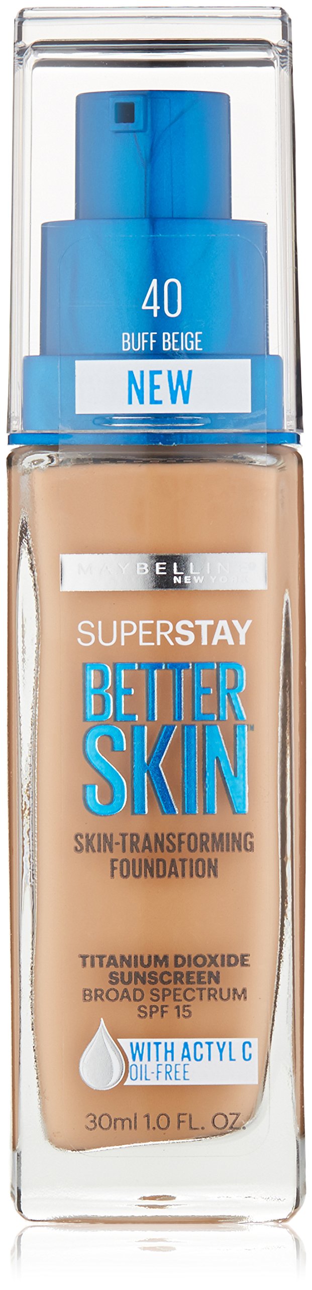 Maybelline New York Superstay Better Skin Foundation, Buff Beige, 1 Fluid Ounce Beauty & Personal Care MAYBELLINE