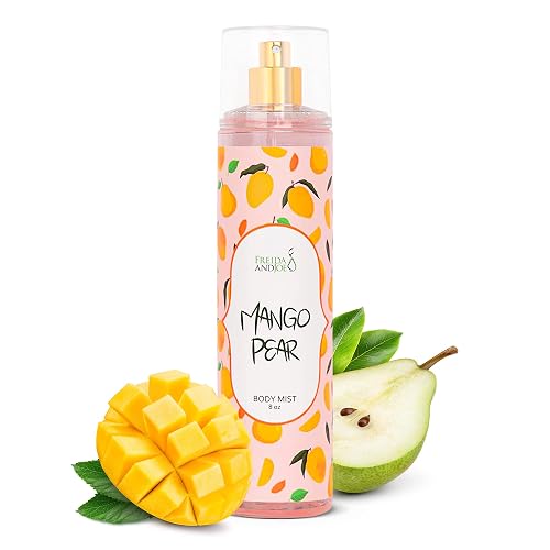 Freida and Joe Exquisite Body Spray Mango Pear Scent: Luxury Women's Perfume Fragrance Body Mist Spray - Ideal for Special Occasions - 8 oz Fine Mist Beauty & Personal Care Freida and Joe