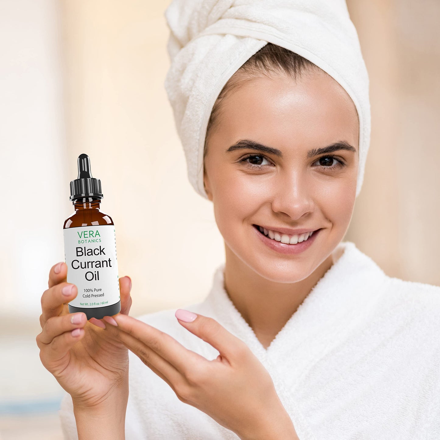 Vera Botanics BLACK CURRANT OIL 100% Pure & Natural, Unrefined, Cold-Pressed For Face, Dry Skin, Nails, Lips, Body & Hair - Reduce Hair Breakage Beauty & Personal Care Vera Botanics