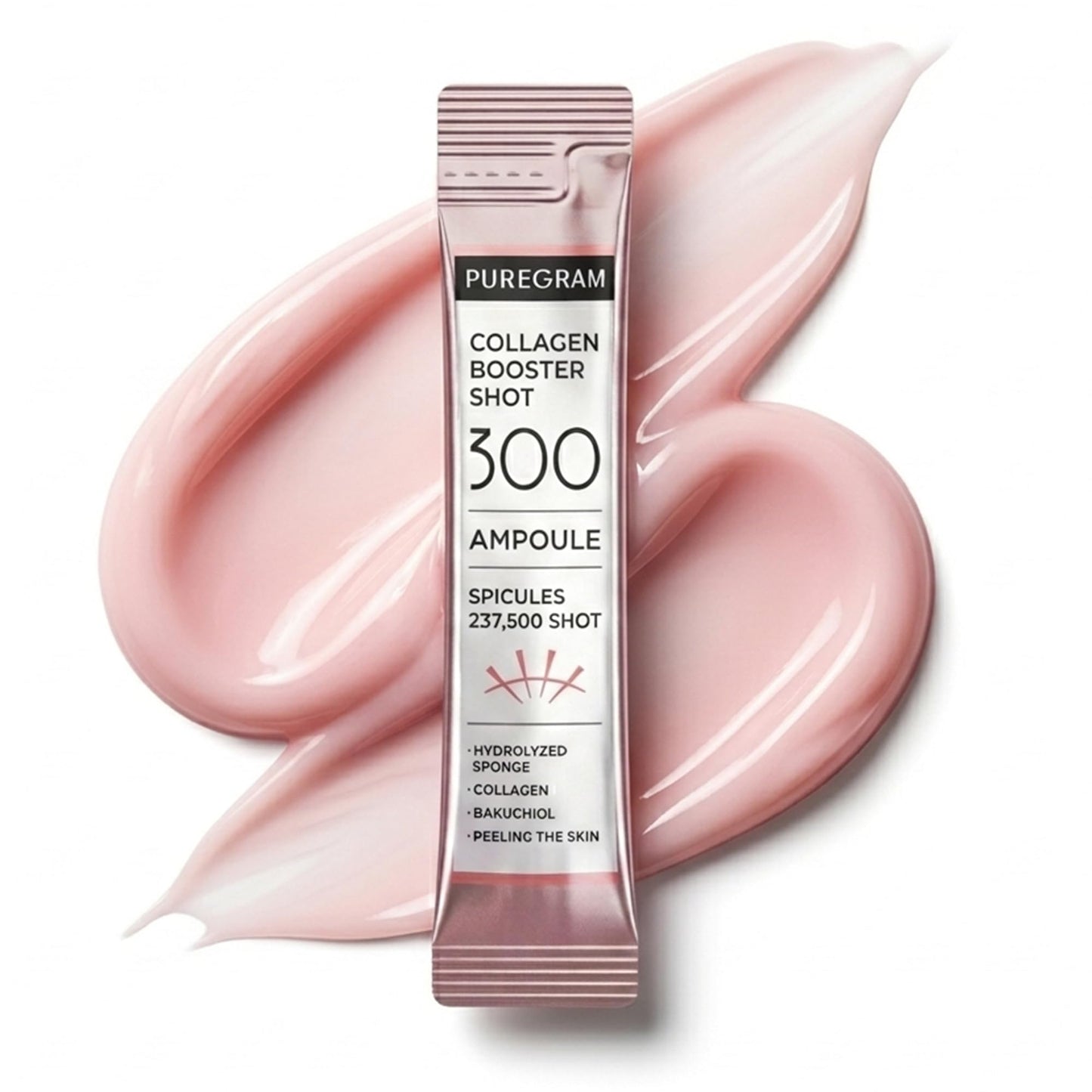 PUREGRAM Collagen Booster Shot 300 Ampoule, Advanced Spicule Microneedling Collagen Serum for Uneven Texture, Elasticity Look & Healthy Glow Beauty & Personal Care PUREGRAM