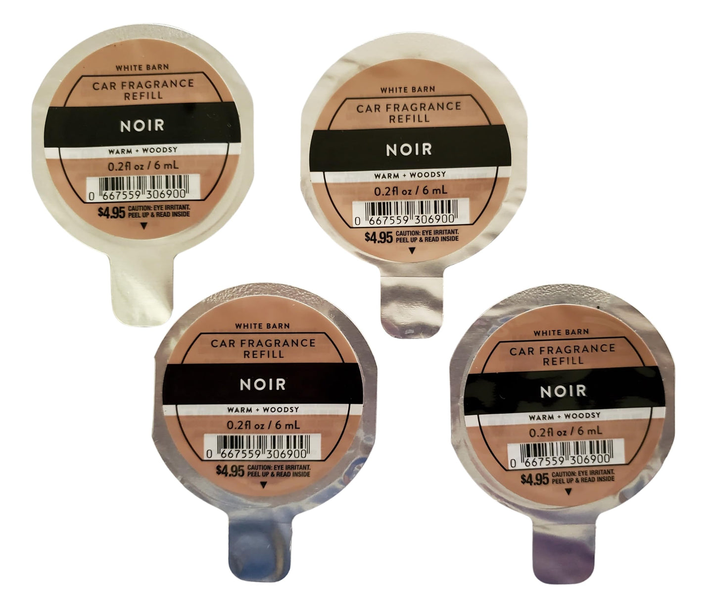Bath and Body Works Noir Car Disc Refills Pack of 4 Beauty & Personal Care Bath & Body Works