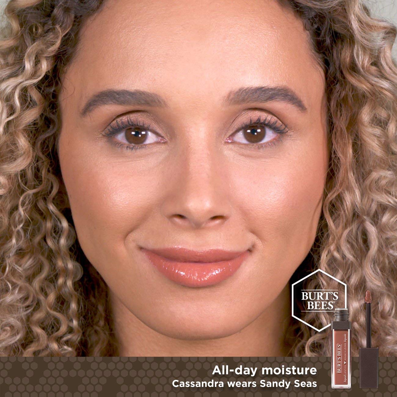 Burt's Bees 100% Natural Moisturizing Liquid Lipstick, Sandy Seas - 1 Tube Beauty & Personal Care Burt's Bees