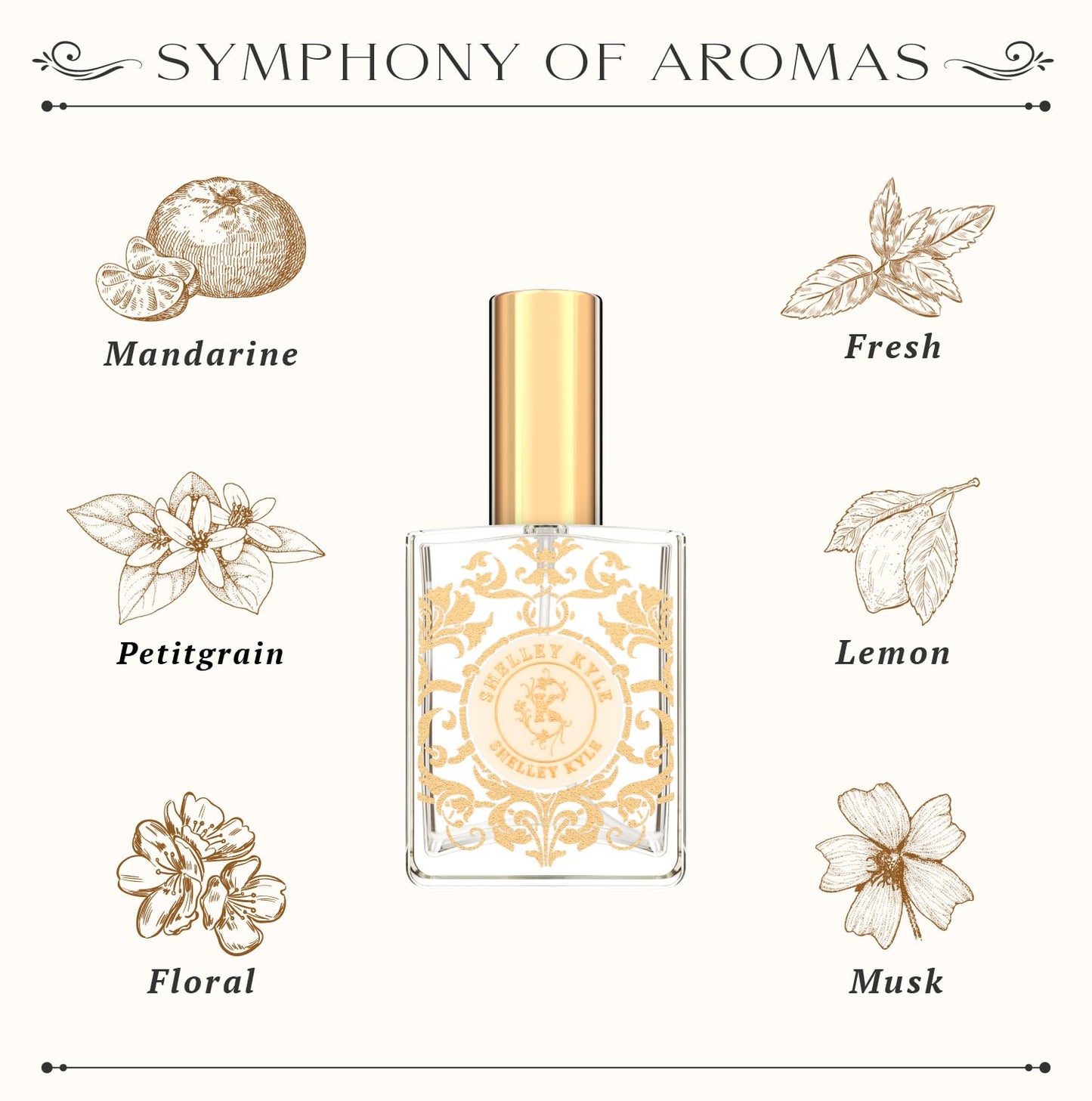 Shelley Kyle Signature Perfume with Floral Fragrance, Combination of Crushed Violet Leaves, Freesia and Lemon Zest, Perfect for Any Occasion, 30 ml Beauty & Personal Care Shelley Kyle