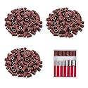 Subay Professional Nail Art Drill Bits Set 6PCS 3/32inch, Sanding Bands 300PCS #80#120#180 for Acrylic, Gel Nails, Dip Powder Nails and Manicure Beauty & Personal Care SUBAY