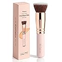Lamora Makeup Brush Foundation Kabuki - Flat Top Face Brush for Liquid, Cream, and Powder Cosmetics - Full Coverage Blending, Buffing, Stippling Beauty & Personal Care Lamora