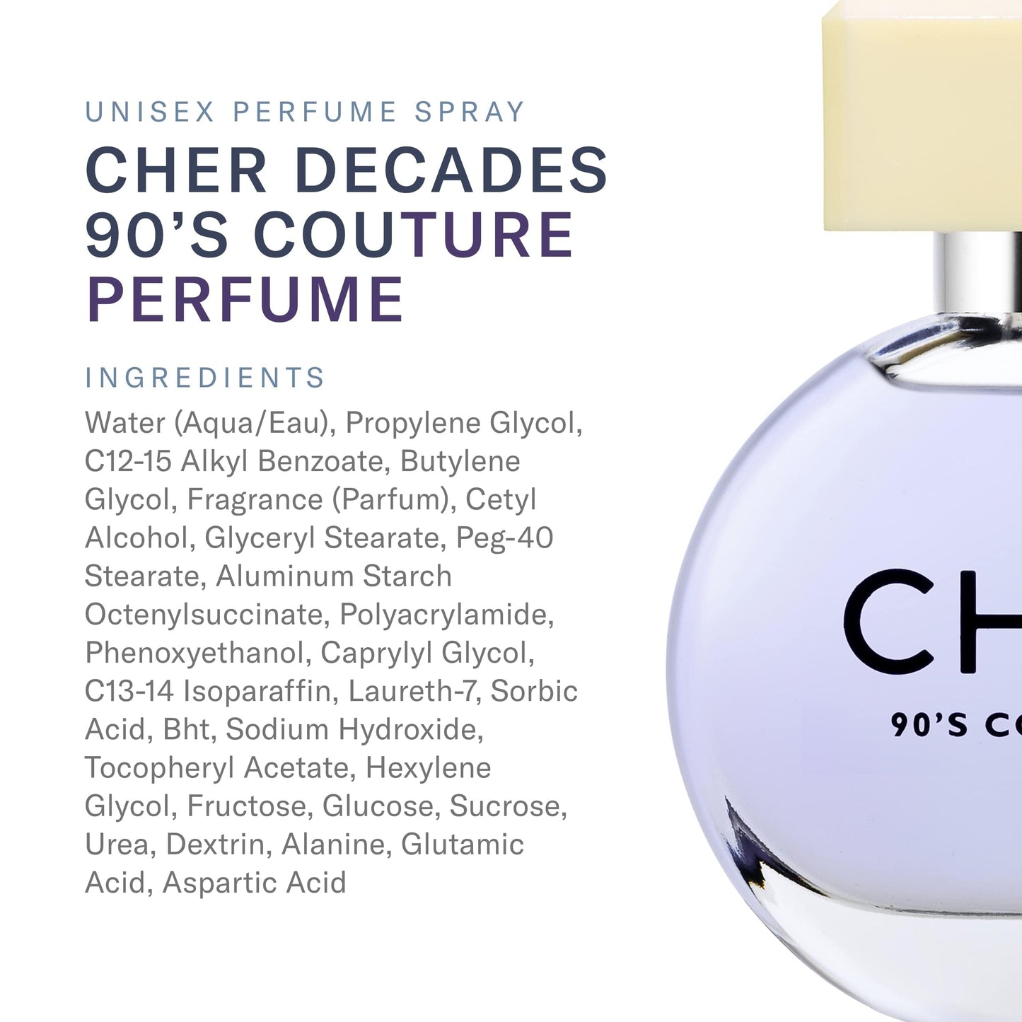 SCENT BEAUTY Cher Decades Couture - Unisex Perfume Spray - Cher Decades 90's - 1 Fl Oz Beauty & Personal Care SCENT BEAUTY