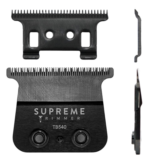 Supreme Trimmer Replacement Deep Tooth T-Blade TB540 - 0 Gap Adjustable, DLC Coated Stainless Steel Trimmer Blade for Recharge ST777 Beauty and Personal Care Supreme Trimmer