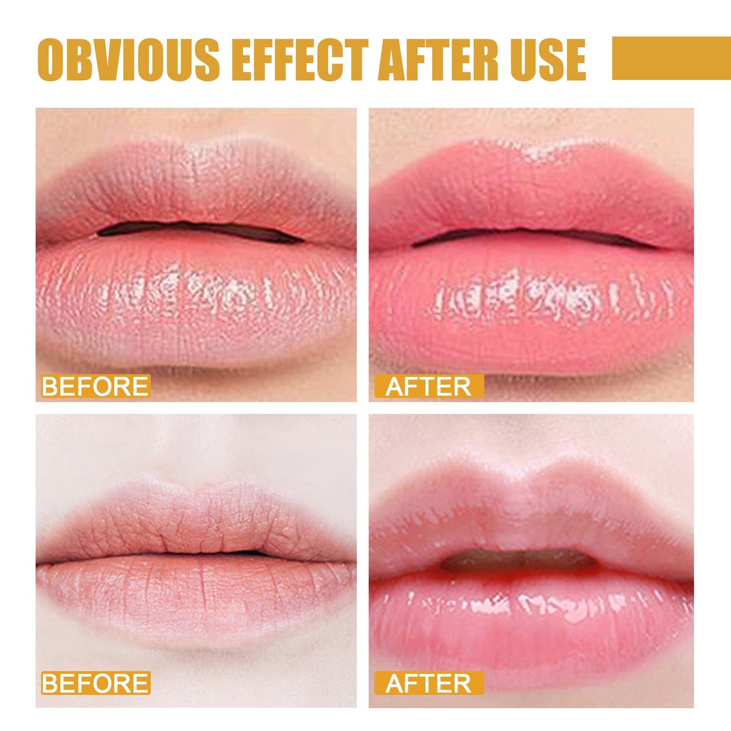 2 Pcs Lip Balm Honey Pot, Honey Moisturizing Lip Mask Reduces Lip Lines and Exfoliator, Prevention Dry & Cracked Lip. Beauty and Personal Care JISKG