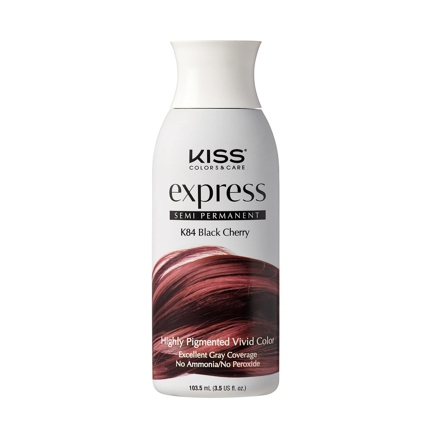 Kiss Express Semi-Permanent Hair Color - Vivid, Highly Pigmented Dye for Vibrant Hair, Gentle Formula, Gray Coverage, pH Balanced,23 Intermixable Beauty & Personal Care Kiss Express