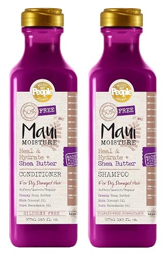 Maui Moisture Heal & Hydrate Shea Butter Shampoo & Conditioner Set 19.5 Ounce Beauty & Personal Care Maui Moisture