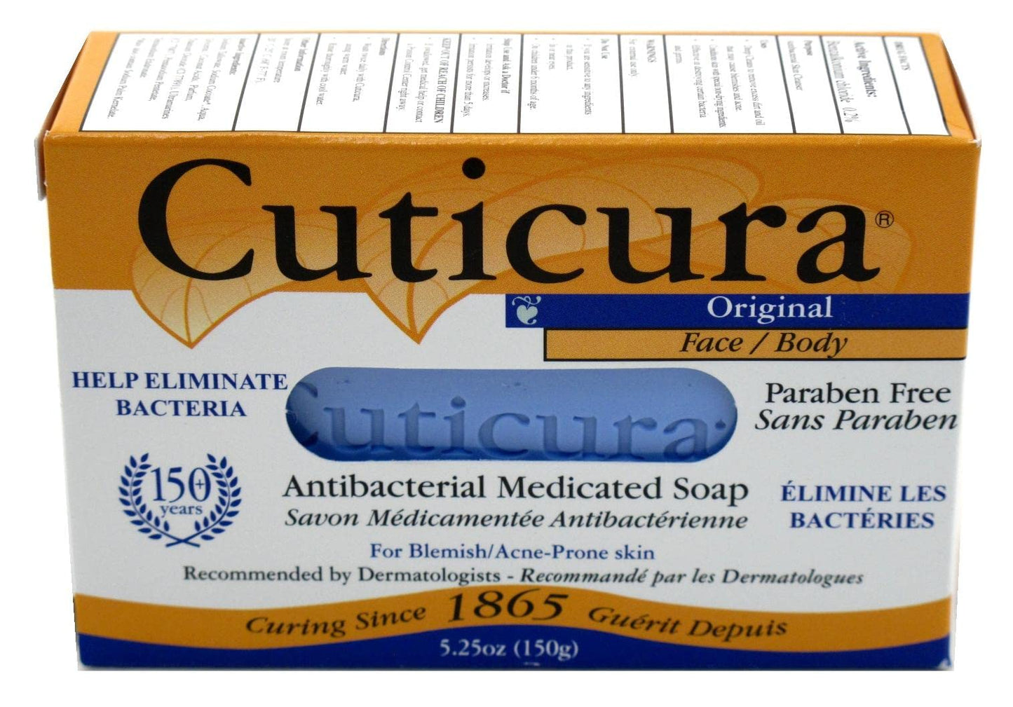 Cuticura Deep Cleansing Bar Soap Original 5.25 Ounce (Pack of 3) Beauty & Personal Care Cuticura
