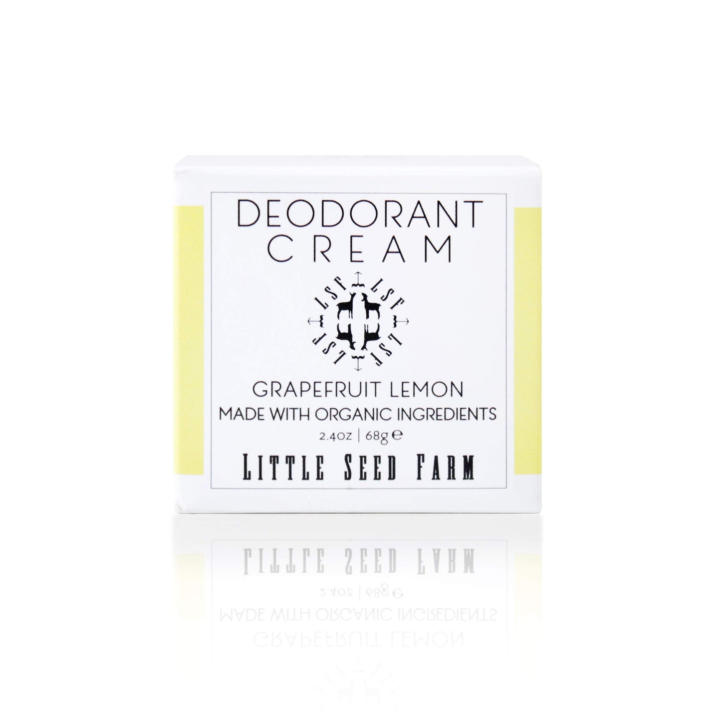 Little Seed Farm All Natural Deodorant Cream - Grapefruit Lemon - Aluminum Free Deodorant for Women or Men, Net Wt. 2.4oz | 68g Beauty & Personal Care Little Seed Farm