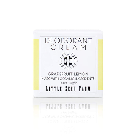 Little Seed Farm All Natural Deodorant Cream - Grapefruit Lemon - Aluminum Free Deodorant for Women or Men, Net Wt. 2.4oz | 68g Beauty & Personal Care Little Seed Farm