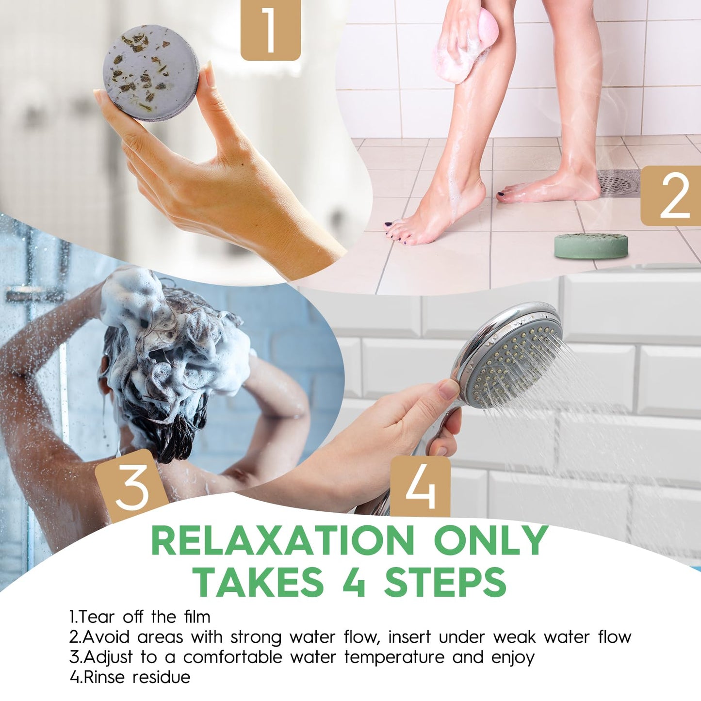 Shower Steamers Aromatherapy Mothers Day Gifts for Women 8 Pack, Shower Bombs Birthday Gift for Mom with Lavender Natural Essential Oils, Self Care Beauty and Personal Care BLRIET