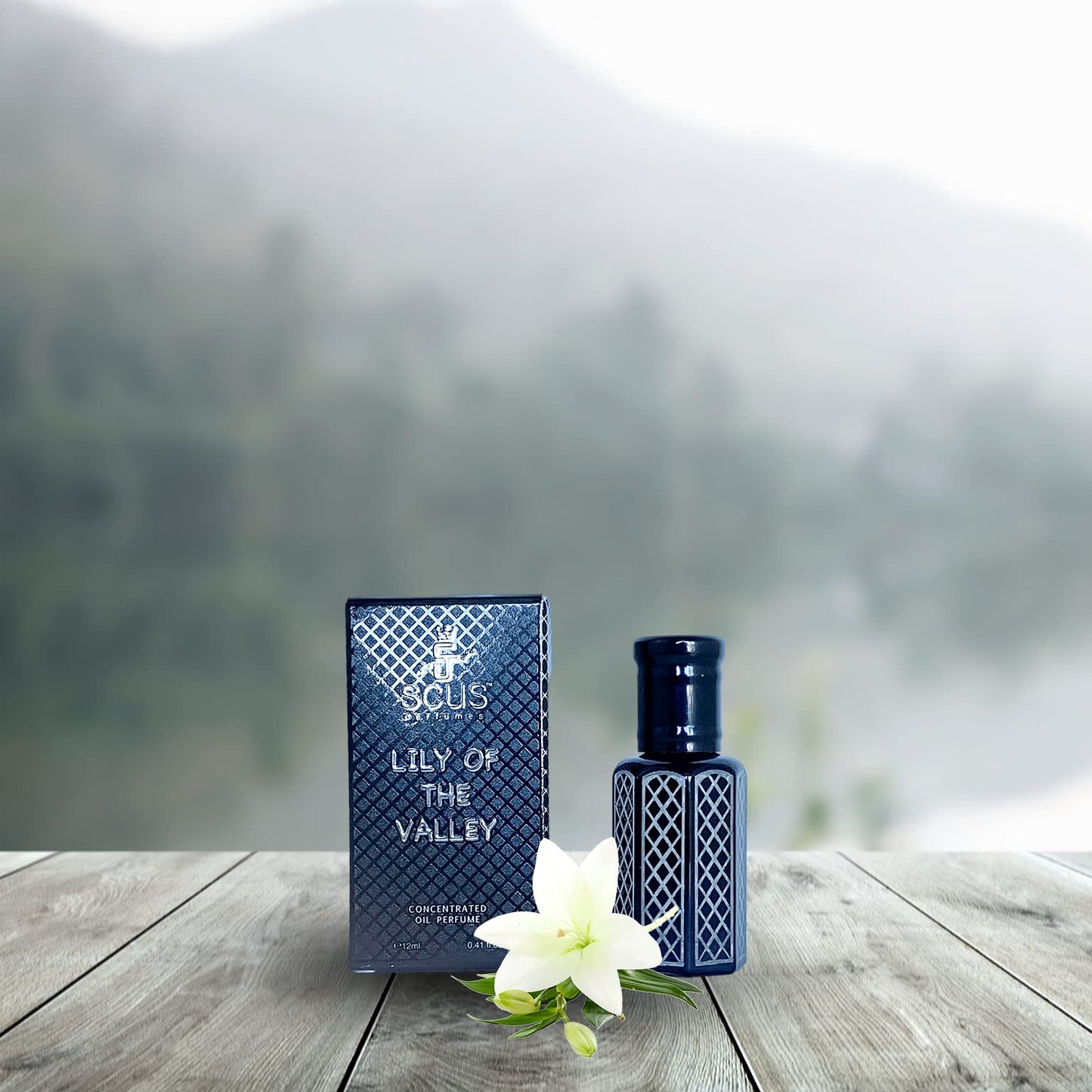 SCUS Perfumes Lily of Valley Fragrance for Men & Women Woody Earthy Concentrated Perfume oil Long Lasting Fragrance Non-Alcoholic (Parfum 12ml Beauty & Personal Care SCUS Perfumes