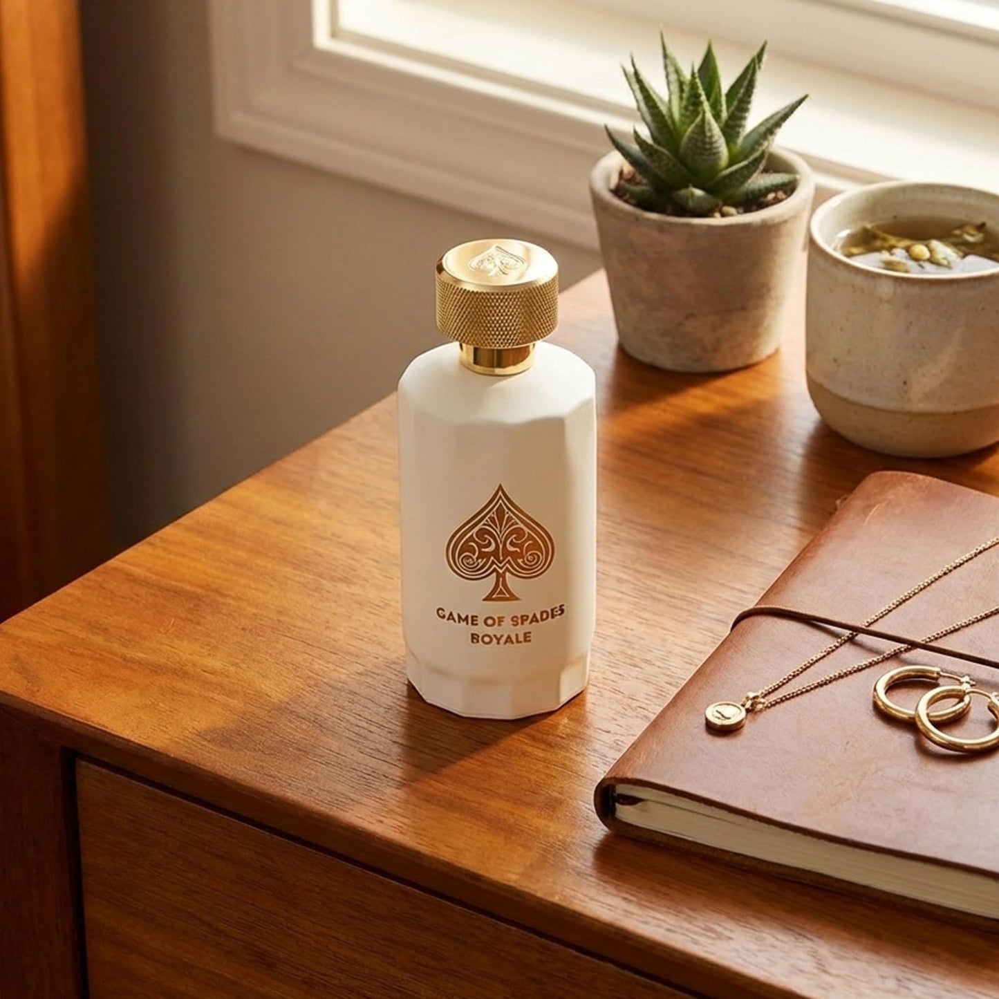 Jo Milano Game of Spades Royale Parfum Spray | 3.4 oz (100ml) | Oud Wood, Amber, Musk, Floral, Caramel Scent | Long Lasting Fragrance for Men and Beauty & Personal Care Jo Milano