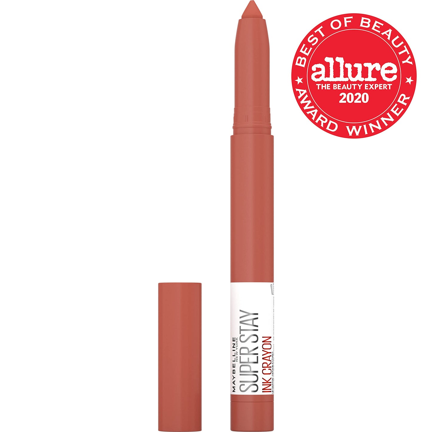Maybelline Super Stay Ink Crayon Matte Longwear Lipstick Makeup, 160 Stop At Nothing, 0.04 oz Beauty & Personal Care MAYBELLINE