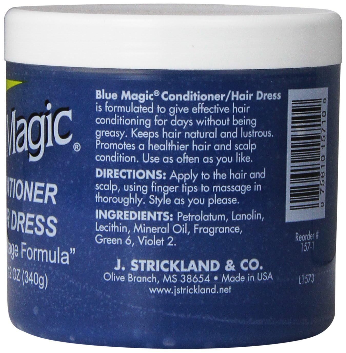Blue Magic Conditioner Hair Dress, The Original, 12-Ounce Jar Beauty & Personal Care Blue Magic