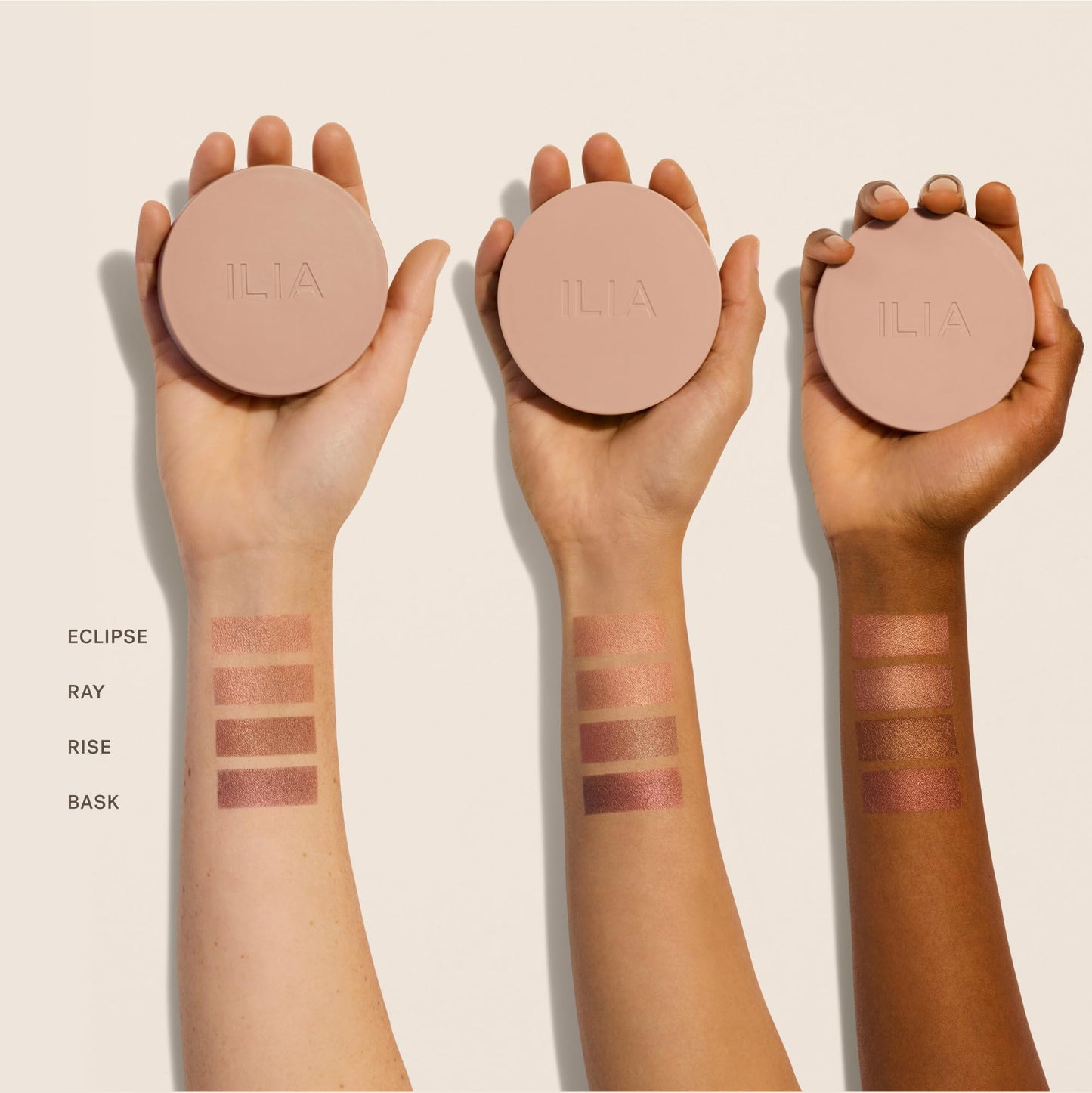 ILIA - Sunshift Cream Bronzer | Non-Comedogenic, Long-Lasting, Vegan, Cruelty-Free | Weightless Bronzer (Bask - Rich Rosy Bronze, 0.27 oz | 7.8 g) Beauty & Personal Care ILIA