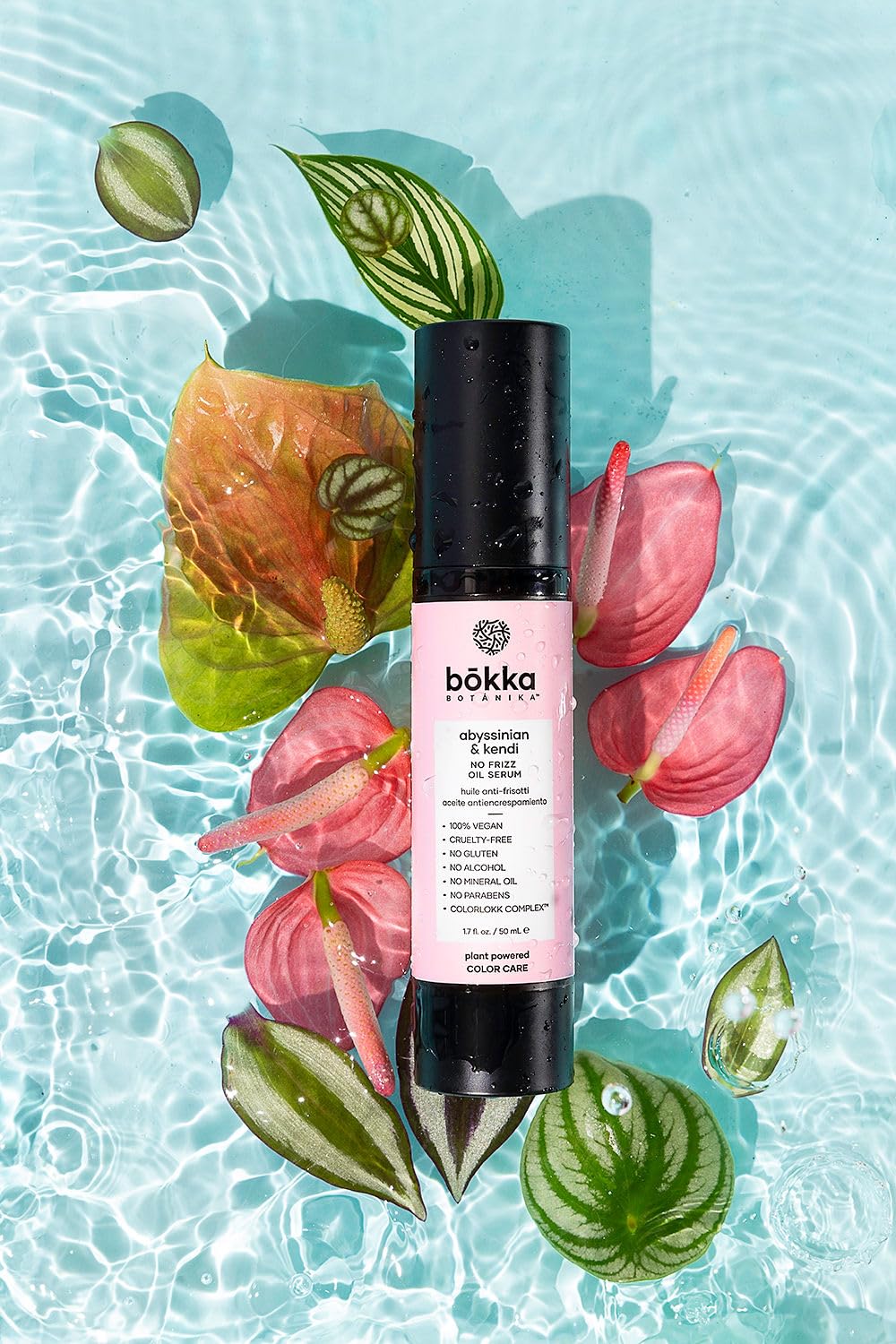 BOKKA BOTANIKA Plant Powered Color Care Abyssinian & Kendi Oil Serum 1.7oz/50ml Beauty & Personal Care Bokka Botanika