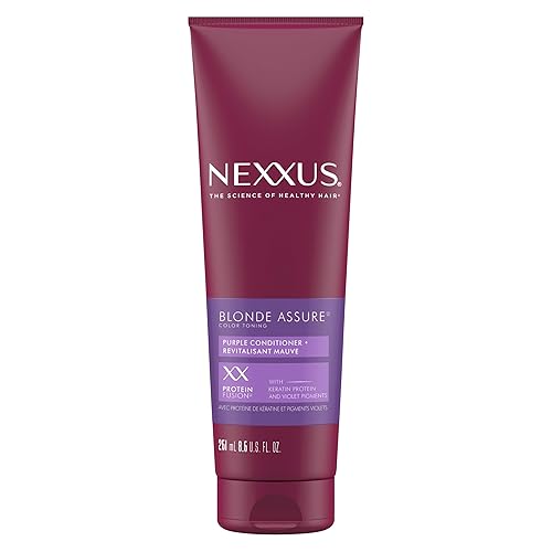 Nexxus Hair Color Blonde Assure Purple Conditioner, Keratin, For Blonde and Bleached Hair, Color 8.5 oz Beauty & Personal Care Nexxus