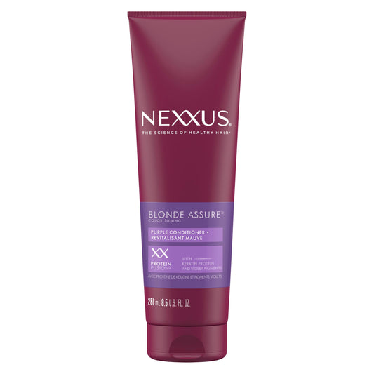 Nexxus Hair Color Blonde Assure Purple Conditioner, Keratin, For Blonde and Bleached Hair, Color 8.5 oz Beauty & Personal Care Nexxus