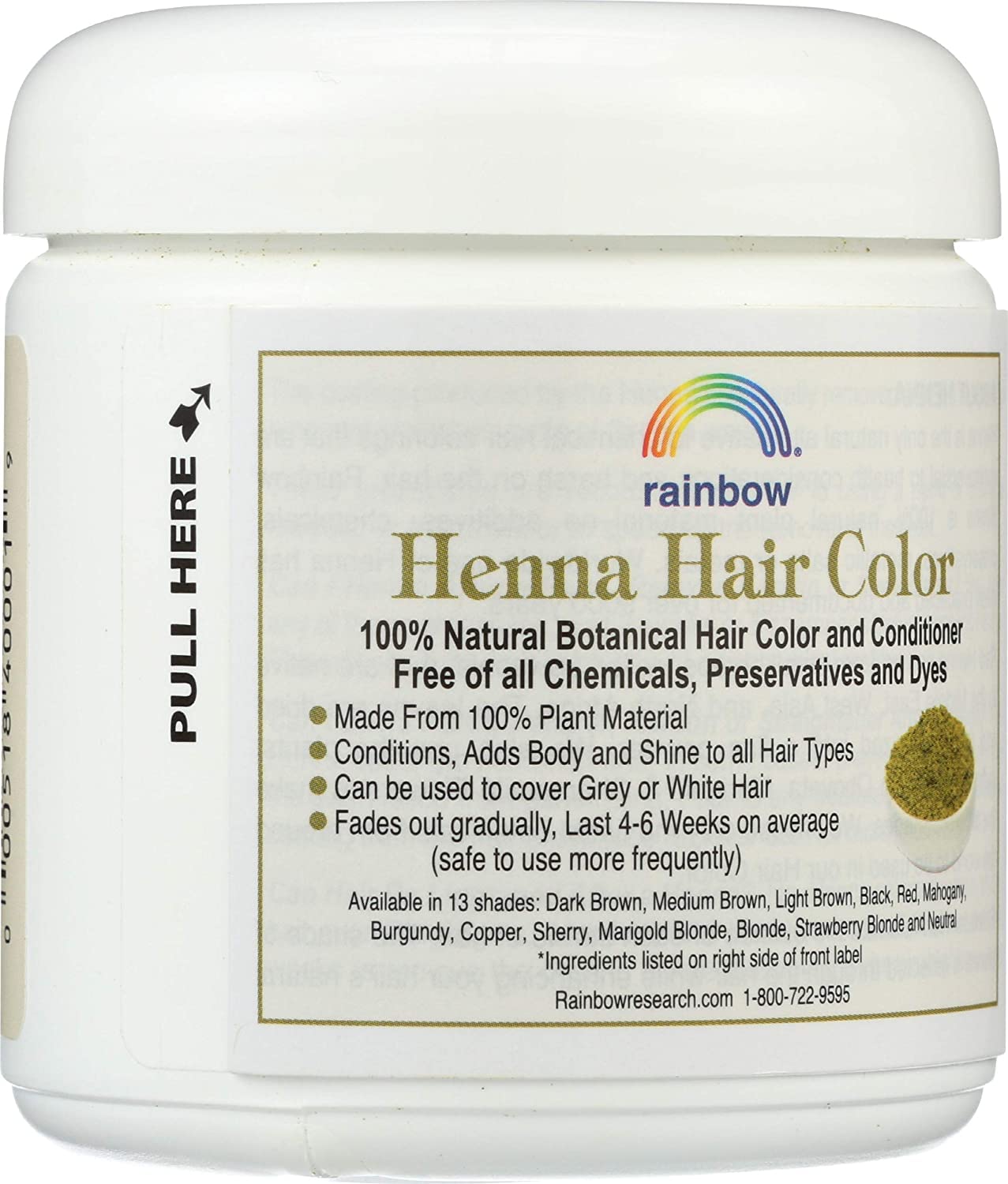 Rainbow Research Henna Persian Red 4 Oz5 Beauty & Personal Care Rainbow Research