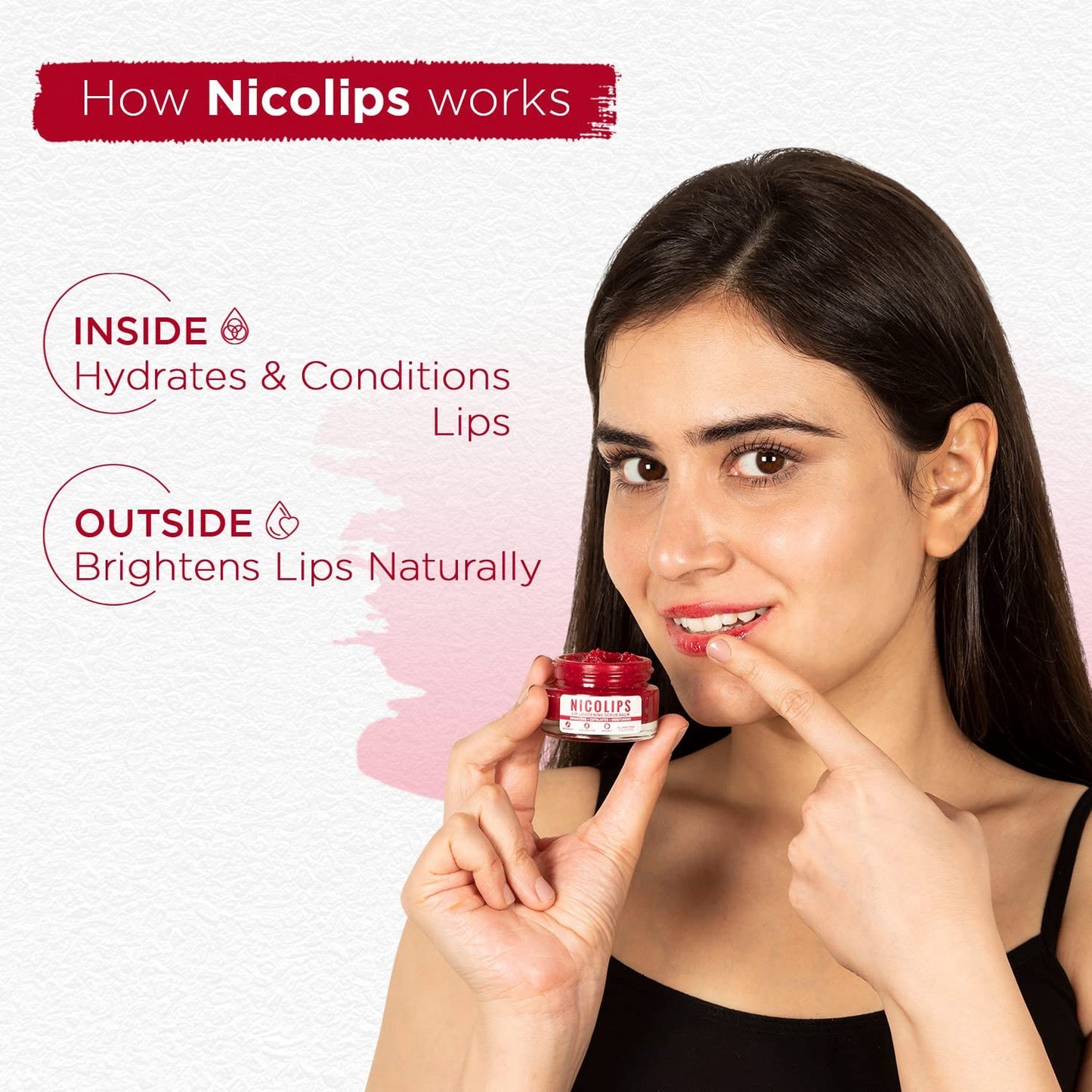 BEAUTY BRATS NicoLips Organic Lip Scrub Balm for Dark, Dry, Chapped Lips, Men and Women on amazon.com Beauty and Personal Care BEAUTY BRATS