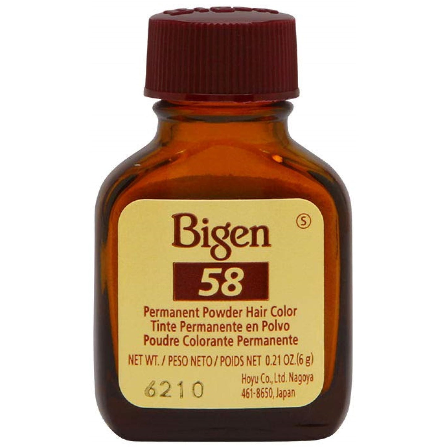 Bigen Powder Hair Color #58 Black Brown 0.21oz (3 Pack) Beauty & Personal Care Bigen